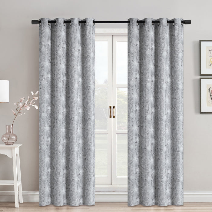 Rideau en jacquard, HomeStyles, 52 po x 84 po