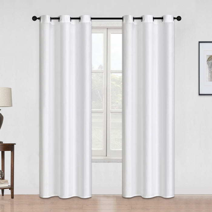 HomeStyles Faux Silk Curtain, 54-in x 84-in.