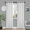 HomeStyles Foam Printed Sheer Curtain, 52-in x 84-in.