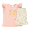 Infant Girls' Top and Shorts Set, 2-Piece, 9-24 Month