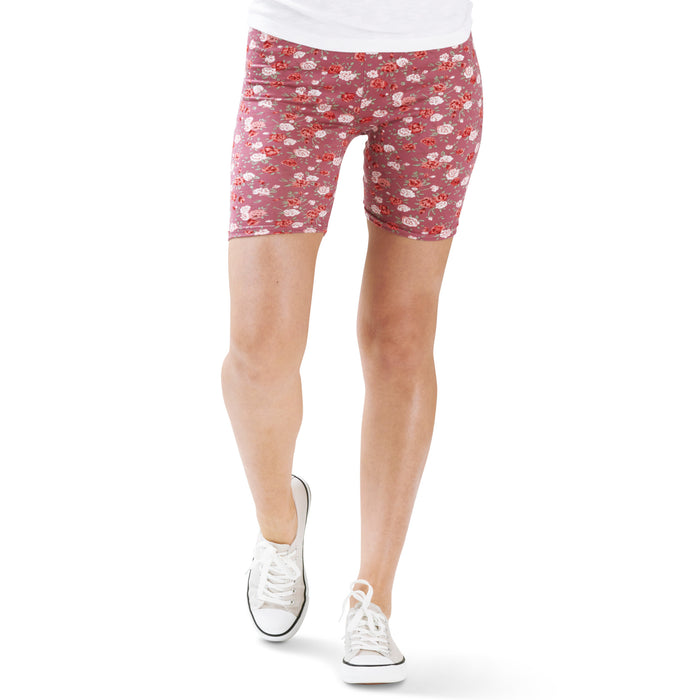 Women's Printed Bike Shorts, Assorted