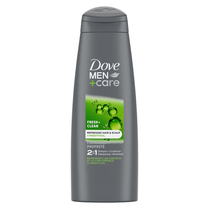 Shampooing et revitalisant 2 en 1 Men+ Care Dove, 250 ml