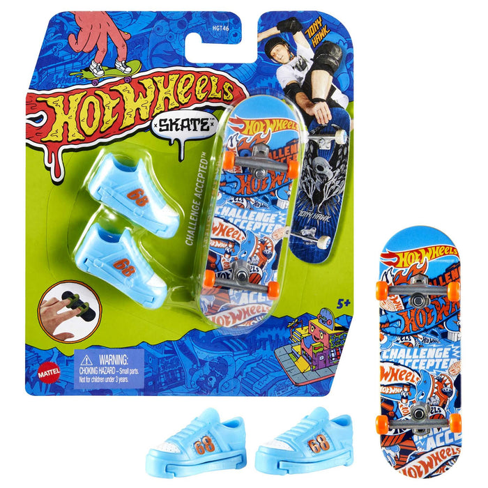 Planche digitale avec chaussures Hot Wheels, assortie