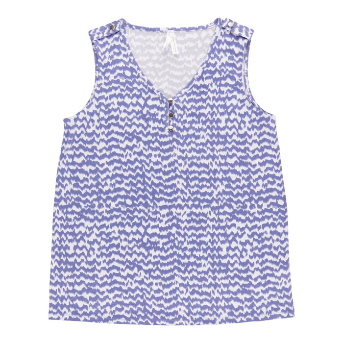 Women's Top with Silver Buttons