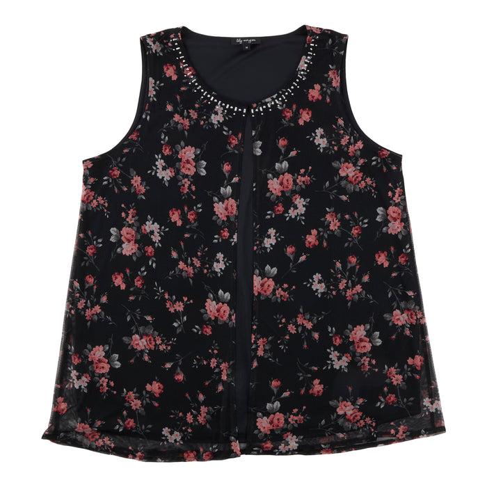 lily morgan Women's Plus Camisole with Split Centre