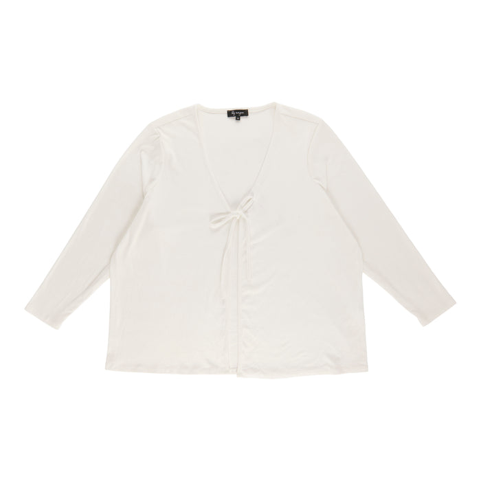 lily morgan Women's Plus Open Tie Cardigan