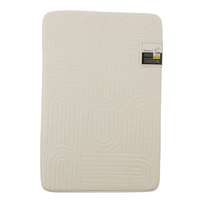 HomeStyles Embossed Memory Foam Bath Mat, 20-in x 30-in.
