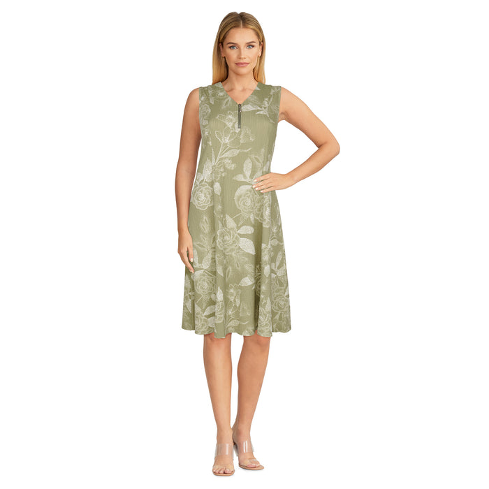 Classic Editions Women's Printed Midi Dress