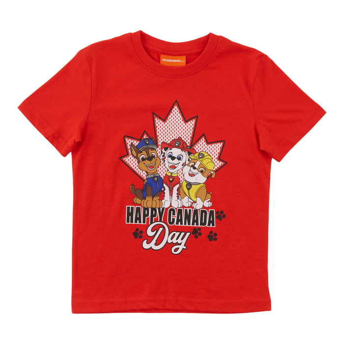 Toddler Boys' Licensed Paw Patrol Canada Short Sleeve T-Shirt
