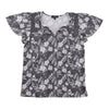 lily morgan Women's Flutter Sleeve Top