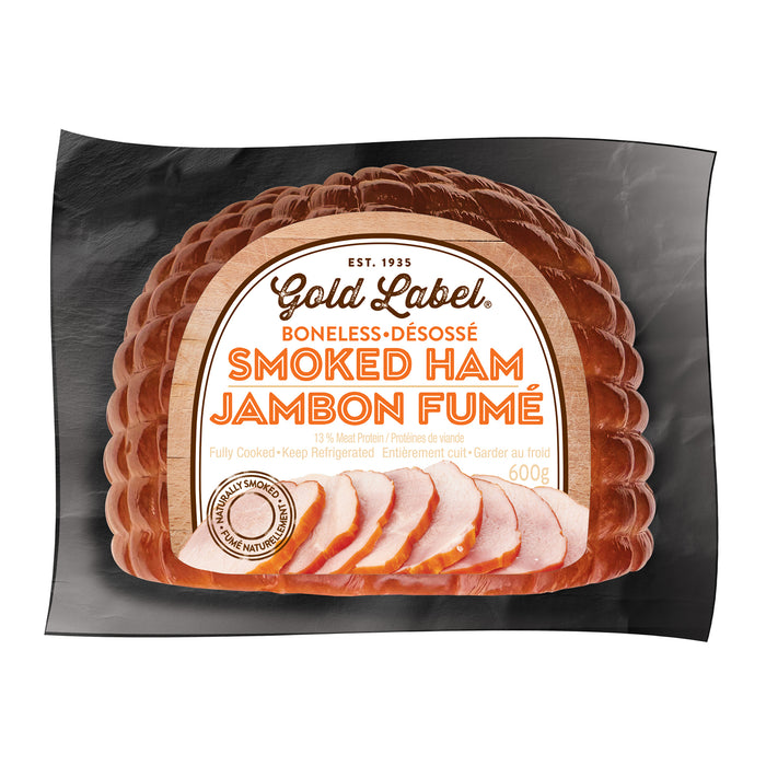 Gold Label Boneless Smoked Ham, 600 g