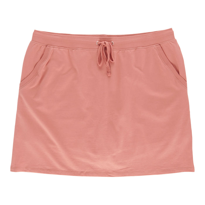 mySTYLE Women's Plus Terry Cotton Skort