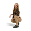 Pantalon en point de Rome à taille mi-haute pour femmes