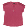 lily morgan Women's Top with Crochet Details