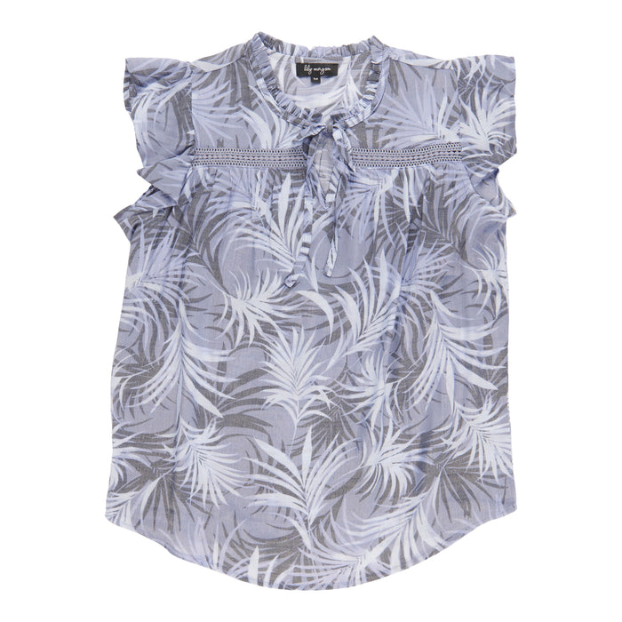 Blouse avec manches à volants lily morgan pour femmes