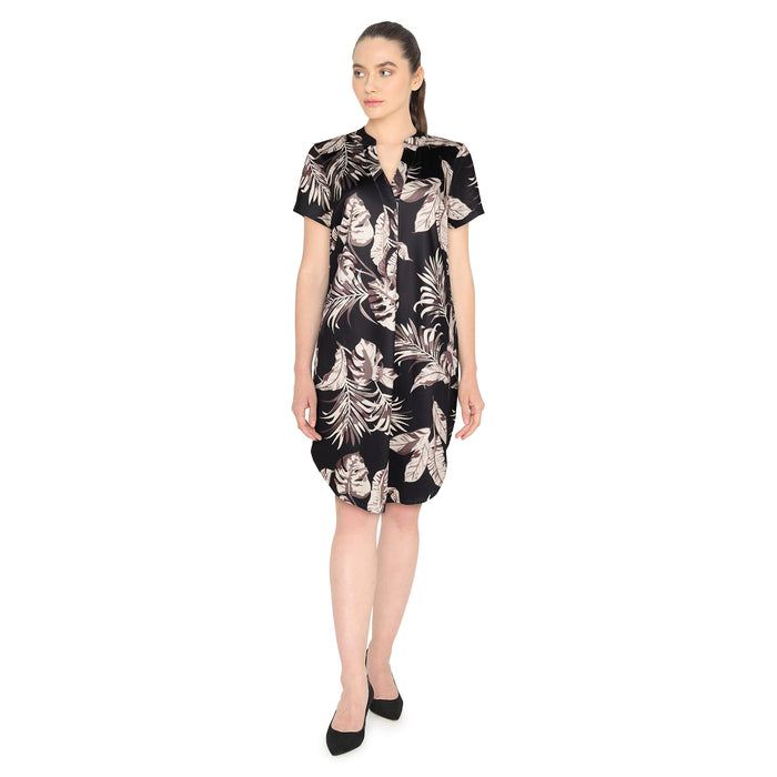 Classic Editions Women's Relaxed Short Sleeve Dress