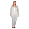 lily morgan Women's Plus Open Front Cardigan