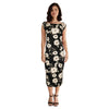 lily morgan Women's Cap Sleeve Midi Dress