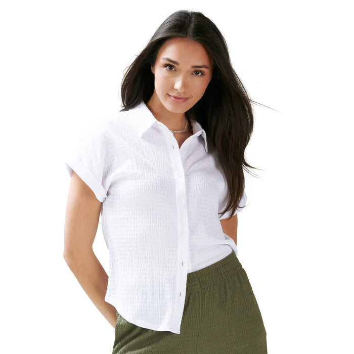 Blouse froissée lily morgan pour femmes