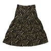 lily morgan Women's Printed Crinkle Tiered Maxi Skirt