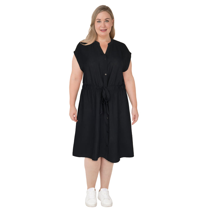 Robe chemisier à ceinture taille plus mySTYLE pour femmes