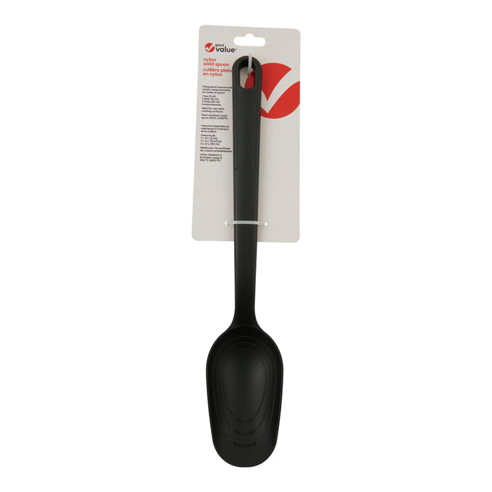 Cuillère unie Giant Value, noir – 13 po