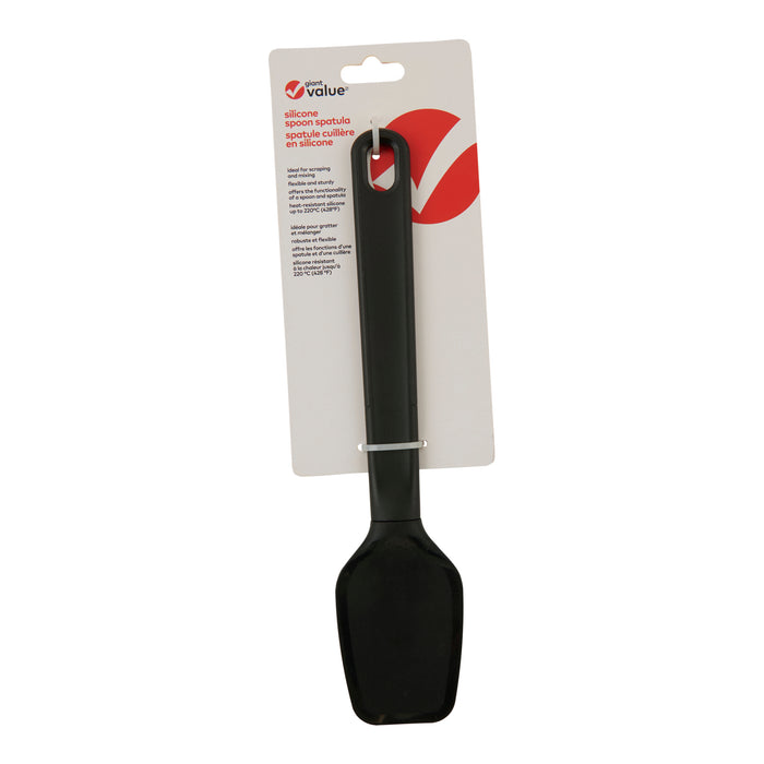 Cuillère/spatule Giant Value, noir – 10 po