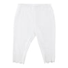 lily morgan Women's Plus Solid High-Rise Laser-Cut Capris