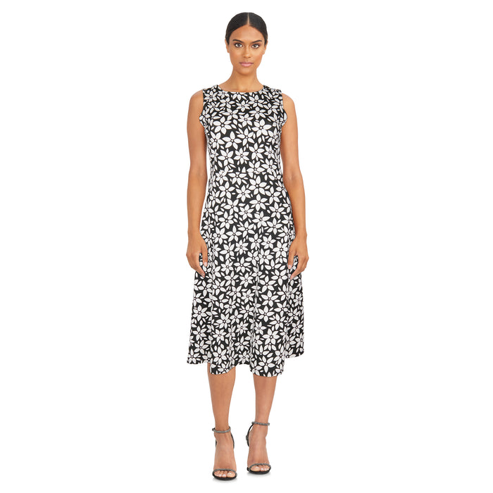 Robe midi sans manches Classic Editions pour femmes