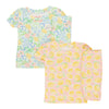 Toddler Girls' Short Sleeve Pyjama Set, 4-Piece