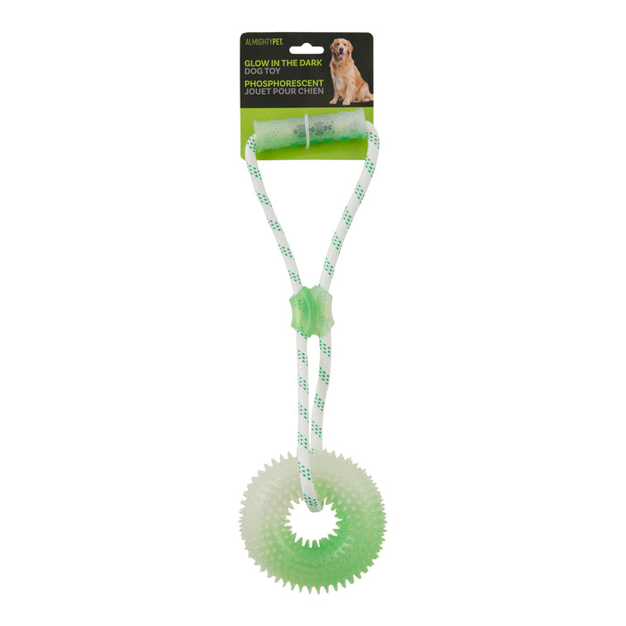 Jouet à tirer luminescent pour chiens Almighty Pet