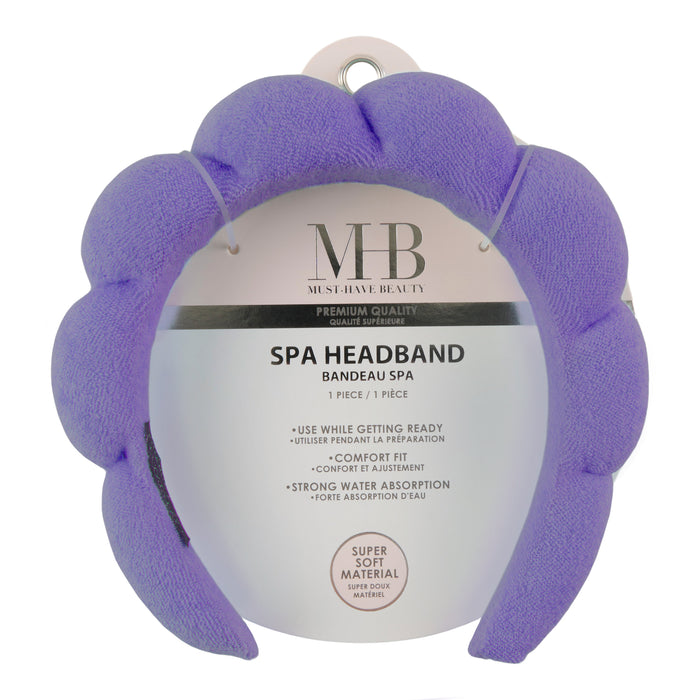 Must Have Beauty Spa Headband, Purple