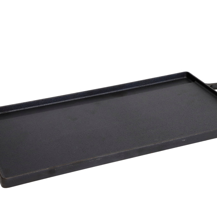 Plaque à griller en fonte, 20 po x 9 po