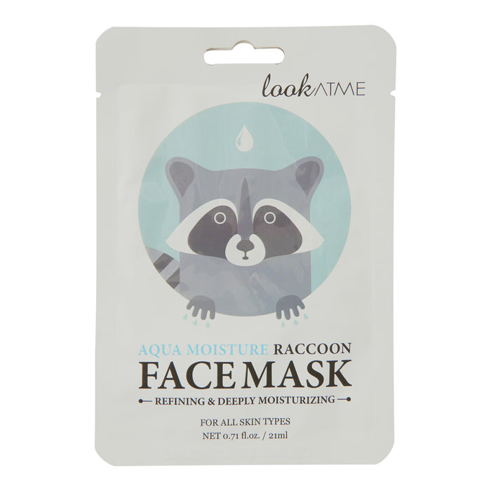 Look At Me Aqua Moisture Raccoon Face Mask