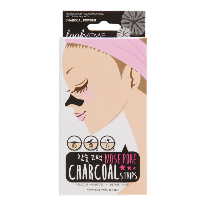 Look At Me Green Charcoal Pore Strips, 5-Pack