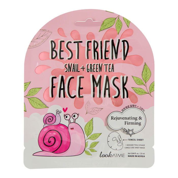 Look At Me Best Friend Snail + Green Tea Face Mask