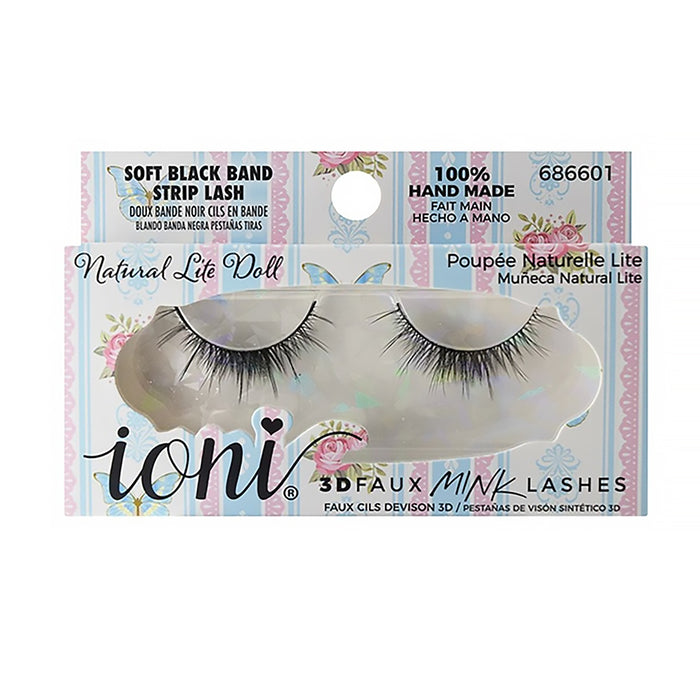 ioni 3D Faux Mink Lashes, Natural Lift