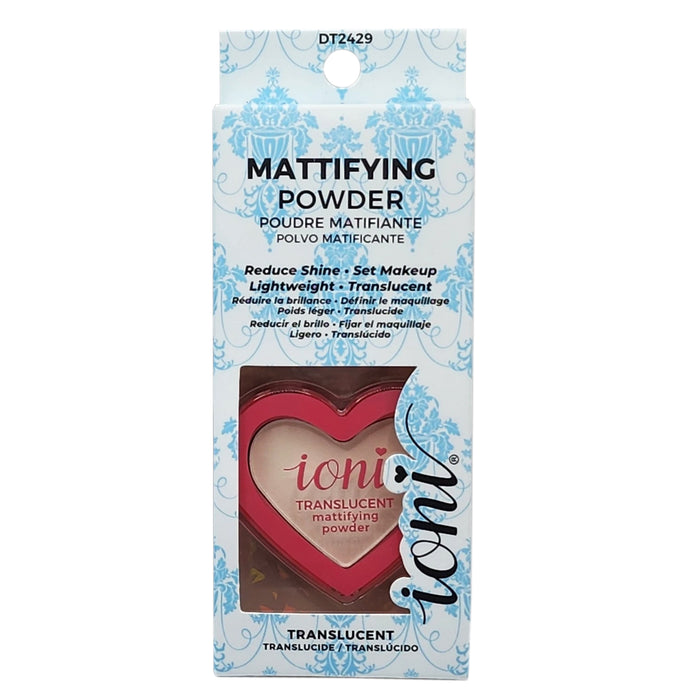 Fard à joues mat en poudre compacte Ioni, translucide