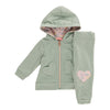 Infant Girls' Long Sleeve Fleece Set, 2-Piece, 12-24 Month