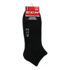 CCM Men's Assorted Ankle/Quarter Black Crew Socks, 3-Pack