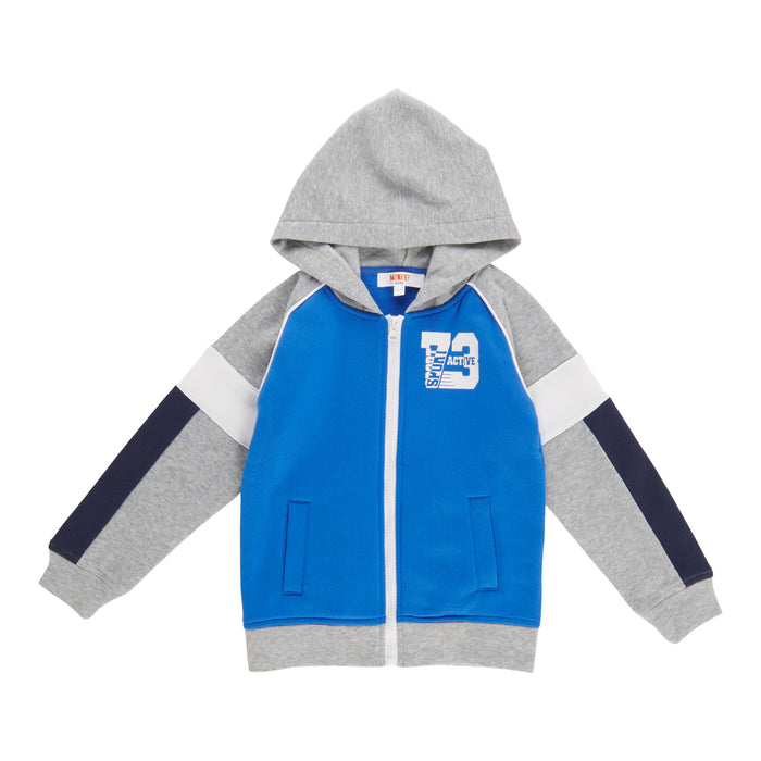 MONKEY BARS Toddler Boys' Varsity Fleece Zip Hoodie