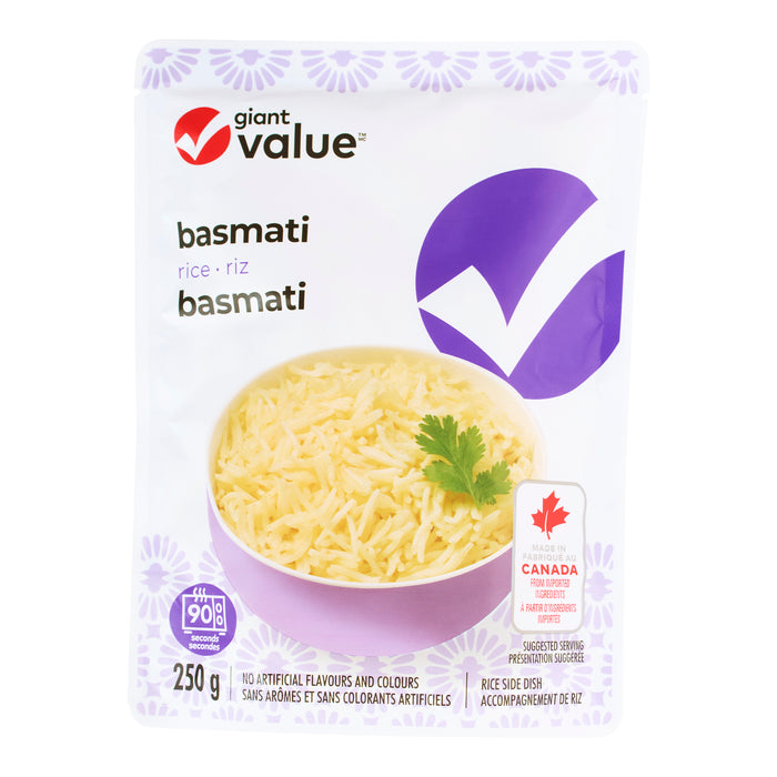 Giant Value Basmati Rice, 250 g