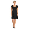 Robe évasée à manches courtes mySTYLE pour femmes