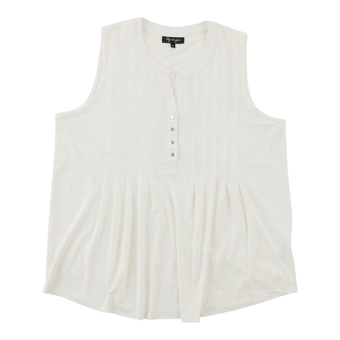 Camisole nervurée taille plus lily morgan pour femmes