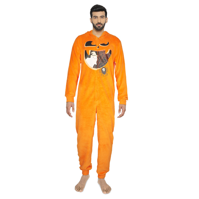 Men's Novelty Pumpkin Family Onesie