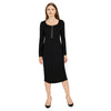 Women's Long Sleeve Midi Dress