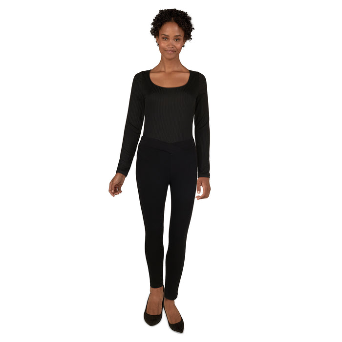 Women's Ribbed Long Sleeve Bodysuit
