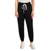 Pantalon de jogging à taille haute en tissu bouclette pour femmes