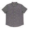 Chemise à manches courtes en tissu hachuré croisé Mountain Ridge pour hommes