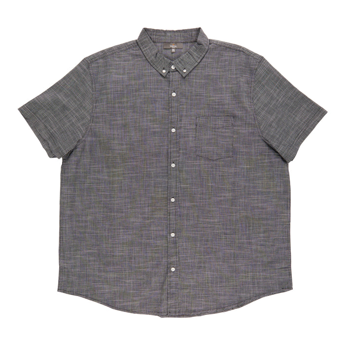 Mountain Ridge Big Guy Short Sleeve Textured Button-Up Shirt